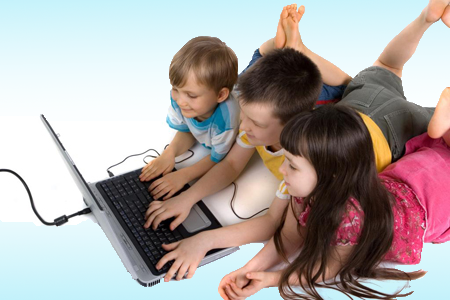 Children on Laptop